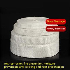 1 Roll Fiberglass Cloth Tape E-Glass 2″ wide 54 Yards 50mmx50m Fiber Plain Weave