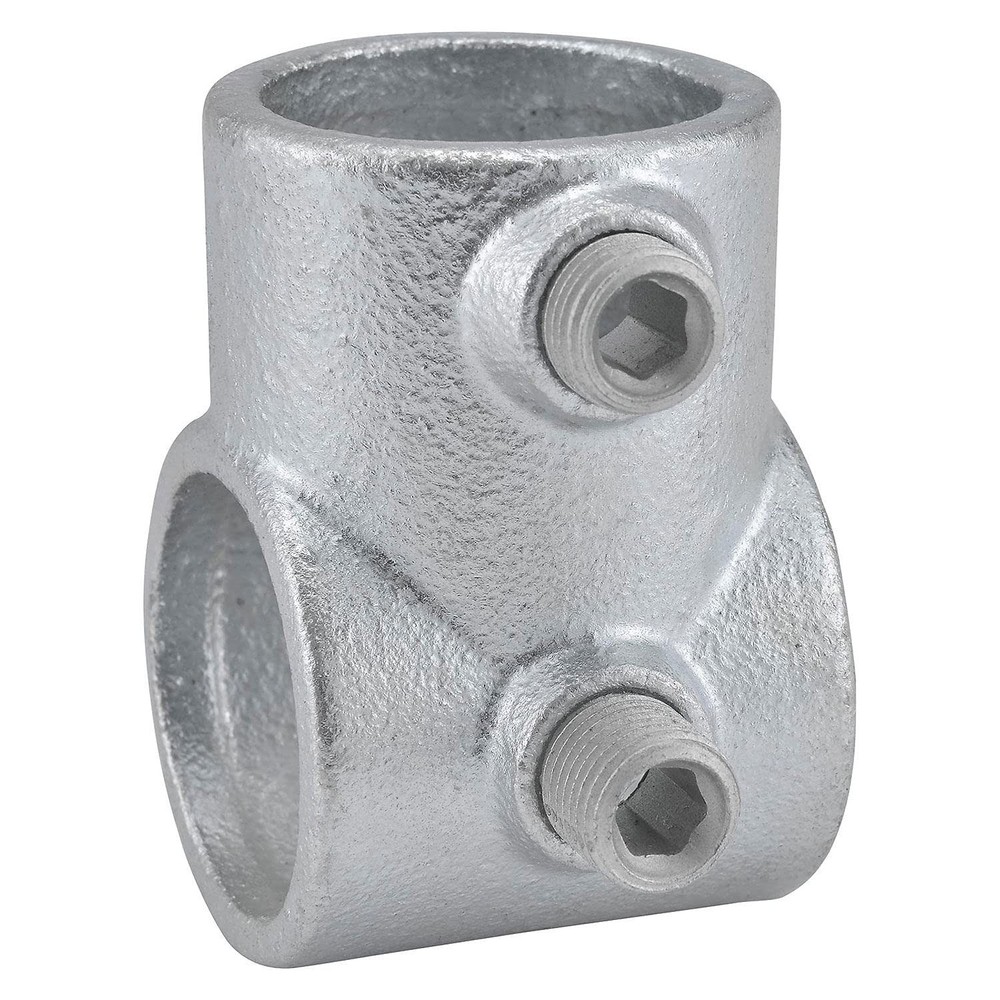 Global Industrial 1″ Size Single Socket Tee Pipe 2″L x 2.75″W x 1.75″H, Gray