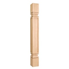 Square Mission Wood Post/ Leg- 3-3/4″ x 3-3/4″ x 35-1/2″- # PS-9RW