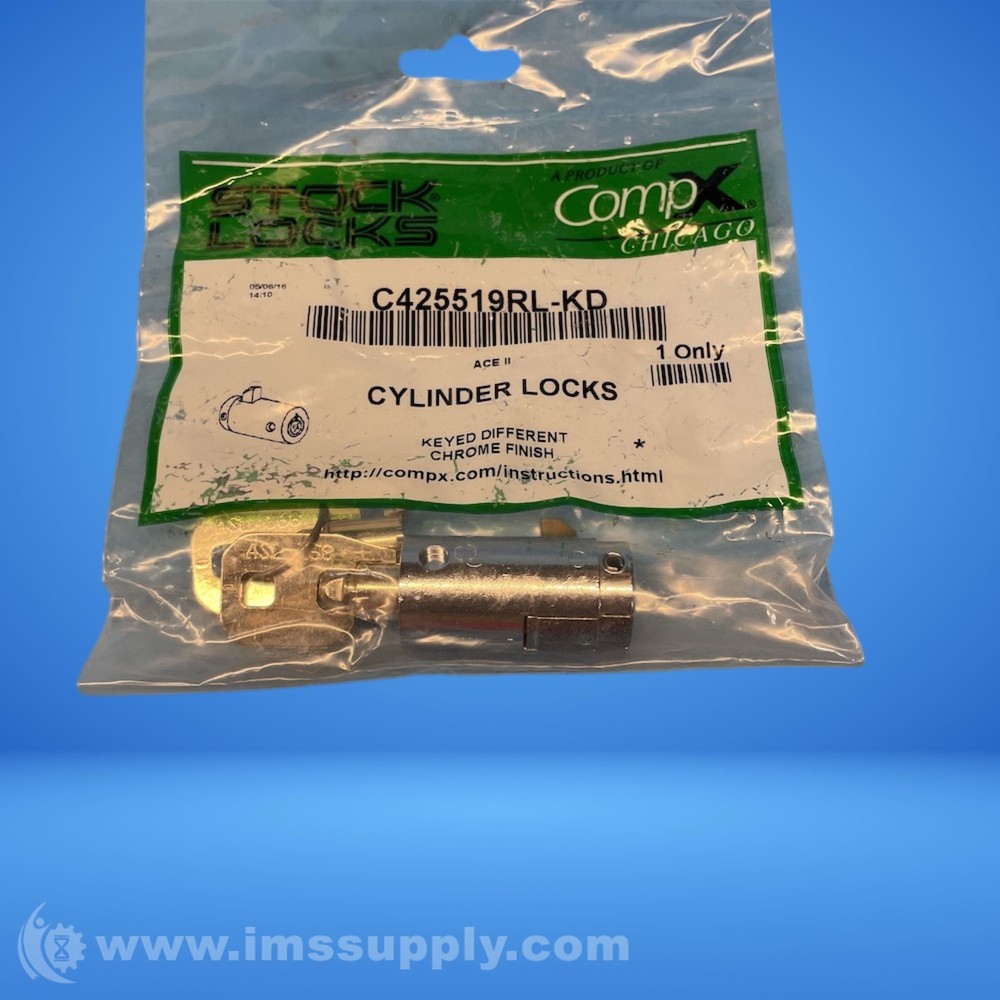 CompX C425519RL-KD Cylinder Lock FNFP