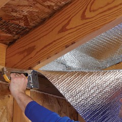 2-Ft x 25-Ft Reflective Insulation Duct Pipe Attic Wall Garage-Door Water-Heater