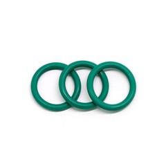 Green C/S 2mm OD 5mm-70mm Viton FKM Fluorine Rubber O-Ring Oil Seals Washer