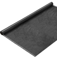 Tudomro 4.17ft x 39.4” Carbon Fiber Fabric Black Pure 50 x 39.4”,