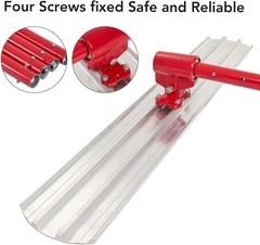 36/48 Inch Concrete Bull Float Kit, Aluminum Alloy 4 Handles w/ Carrying Bag