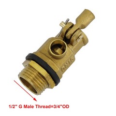 🔧1/2″-1″Male Thread Float Ball Valve Floating Ball Stainless Steel Water Sensor