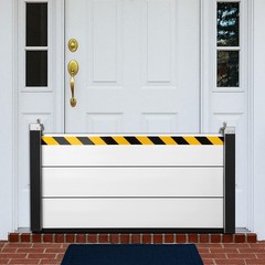 Aluminum Flood Barrier 48.03×23.62in Flood Door for Basement Backyard