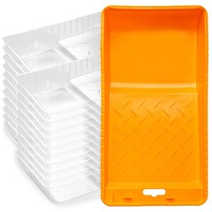 Mister Rui 4 Inch Paint Tray Liners – 20 Disposable 4 Inch,21 PCS, Orange