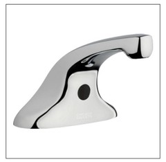 Chicago Faucets EVR-A12A-13ABCP Touchless Bathroom Sink Faucet , Polished Chrome