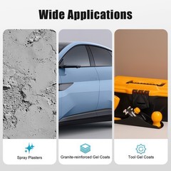 SALE Gel Coat Spray Gun Gelcoat Dump Resin handheld Sprayer W/ Spray Nozzles/Cup
