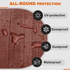 Keten Tarps Heavy Duty Waterproof 10X20Ft, 10 Mil Thick Multipurpose Poly Tar…