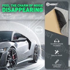 315″x17″ Automotive Sound Deadening Insulation Heat Barrier Noise Proof Deadener