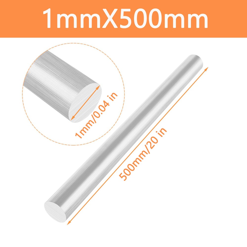6061 ALUMINIUM ROUND BAR ROD 1mm 2mm 3mm 4mm 5mm 6mm 7mm 8mm 9mm 10mm To 200mm