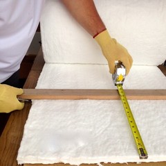 1″ CeraChem 16″ x 24″ Ceramic Fiber Blanket Insulation 8# Thermal Ceramics 2600F