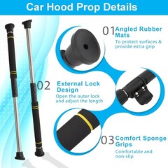 Telescoping Hood Prop Rod 29 40 Inch Sponge Handle