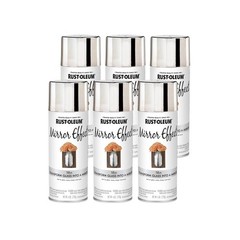 Rust-Oleum 301494-6PK Specialty Mirror Spray, 6 Ounce (Pack of 6), Silver