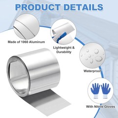 1060 Aluminum Flashing Roll, 40″ X1.2″ X0.02″ Aluminum Roof Panels
