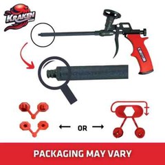 Kraken Bond FastCoat Insulation Nozzle, Horizontal & Vertical Use 12 Pack – Red