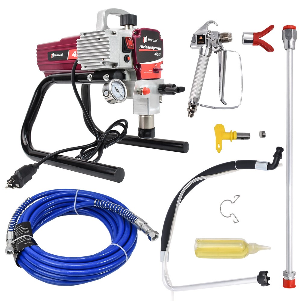 2.5HP High Pressure Airless Paint Sprayer High Efficiency Power Painting 220V