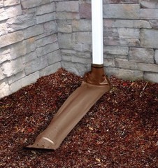 (12) Thermwell DE46BR 46″ Brown Roll Out Roll Up Automatic Downspout Extender