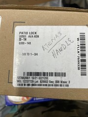 FALCON W201D GRADE 2 PATIO LOCK