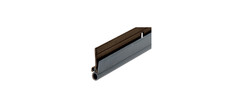Dark Bronze Extruded Aluminum Vinyl Bulb Weatherseal 72″ x 80″ Opening