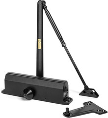 Door Closer, Grade 1 Heavy Duty Commercial Hydraulic Closer, Self-Closing, Adjus