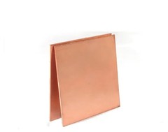 0.5/0.8/1/2/1.5 100x100mm T2 Copper Sheet Plate Laser Cutting CNC Frame Model