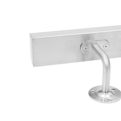 3.05M Stainless Stair Rail 101×9.8cm – Baking Paint Rectangle, Wall Mount US! US