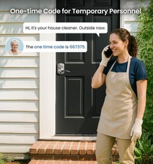 Keypad Door Lock with Handle, Keyless Entry for Front Door Bedroom, Electron…