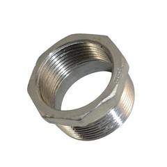1.5″ male to 1.25″ NPT female HEX Reducer bushing pipe adapter Stainless steel