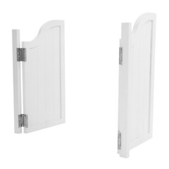 Partition Door Swing Solid Wood Door, Partition Door for Shop Entrance Partition