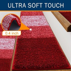 Olanly Stair Treads Non Slip 15Pcs 8 X 30 Indoor Stair Runners For Wooden Steps