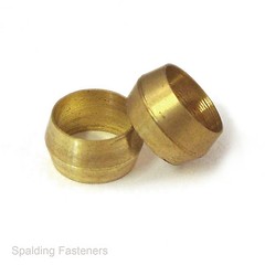 Imperial Brass Olives – 1/8, 5/32, 3/16, 1/4, 5/16, 3/8, 1/2 & 5/8″
