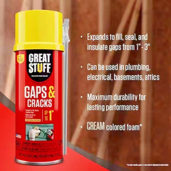 Great Stuff 12 oz. Gaps and Cracks Insulating Spray Foam Sealant 4 pack