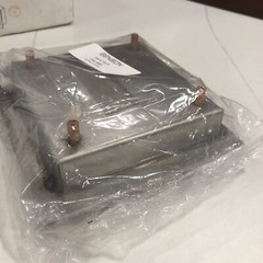 Trimco 1111C-630 Satin Stainless Steel 6″ x 6″ Flush Pull with Mount In Cup NOS