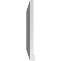 Ekena Millwork 26W X 26H Vertical Surface Mount Pvc Gable Vent Non-Functional