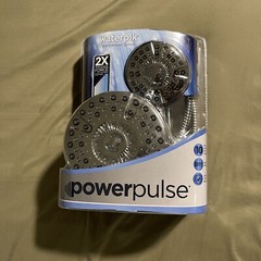 Waterpik PowerPulse 2-in-1 Dual Shower System in Chrome New
