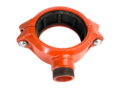 GRUVLOK 7042 Outlet Coupling 6″ Grooved End x 2″ Male NPT Pipe Fitting