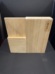 2 Panel Vertical Poplar Flat Mission Stain Grade Solid Core Wood Interior Doors
