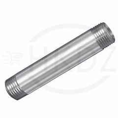 Galvanised Steel Pipe / Tube Threaded Both Ends 1/2″ to 4″ Length 5cm – 50cm