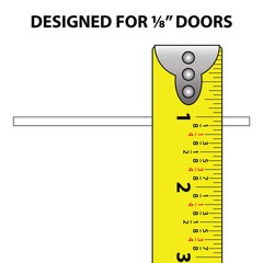 Outwater 48in Aluminum Sliding Door Track for 1/8in Wood Panels, Mill Finish
