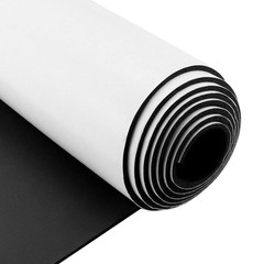 Foam Insulation Neoprene Sheets with Adhesive, 1/8” Thick X 12” W X 59” L Mul