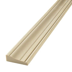 Flexible Polyurethane Baseboard Trim 0.62×2.25×96 in. Half Round Casing Moulding
