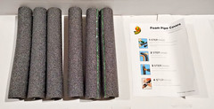 Foam Pipe Covers, Pipe Insulation Foam Tubes for Hot and Cold Water Pipes,6 Pack