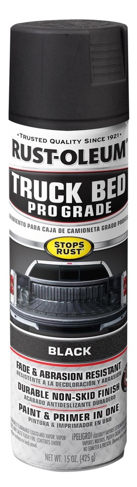 Rust-Oleum Automotive Pro Grade Truck Bed Coating, Black, 15 Oz Spray – 272741