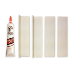 VinylDoc Vinyl Quick Repair Kit XL Vinyl Window Frame Repair PVC Patch Kit White