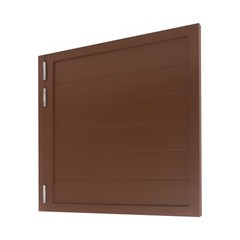Partition Half Door for Doorways w/ Doorpost & Hinges Set Multi-functional Usage