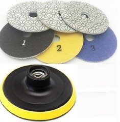 V20 Stone countertop Fabrication Kit Router Bit Core Drill blade Polishing Pads