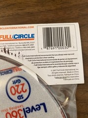 Full Circle Level 360° Sanding Disc 220 Grit 5-Pack