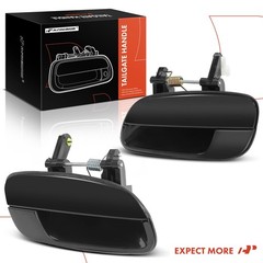 Exterior Door Handles Elantra 2001-2006 Black 2-PC Rear Both Sides